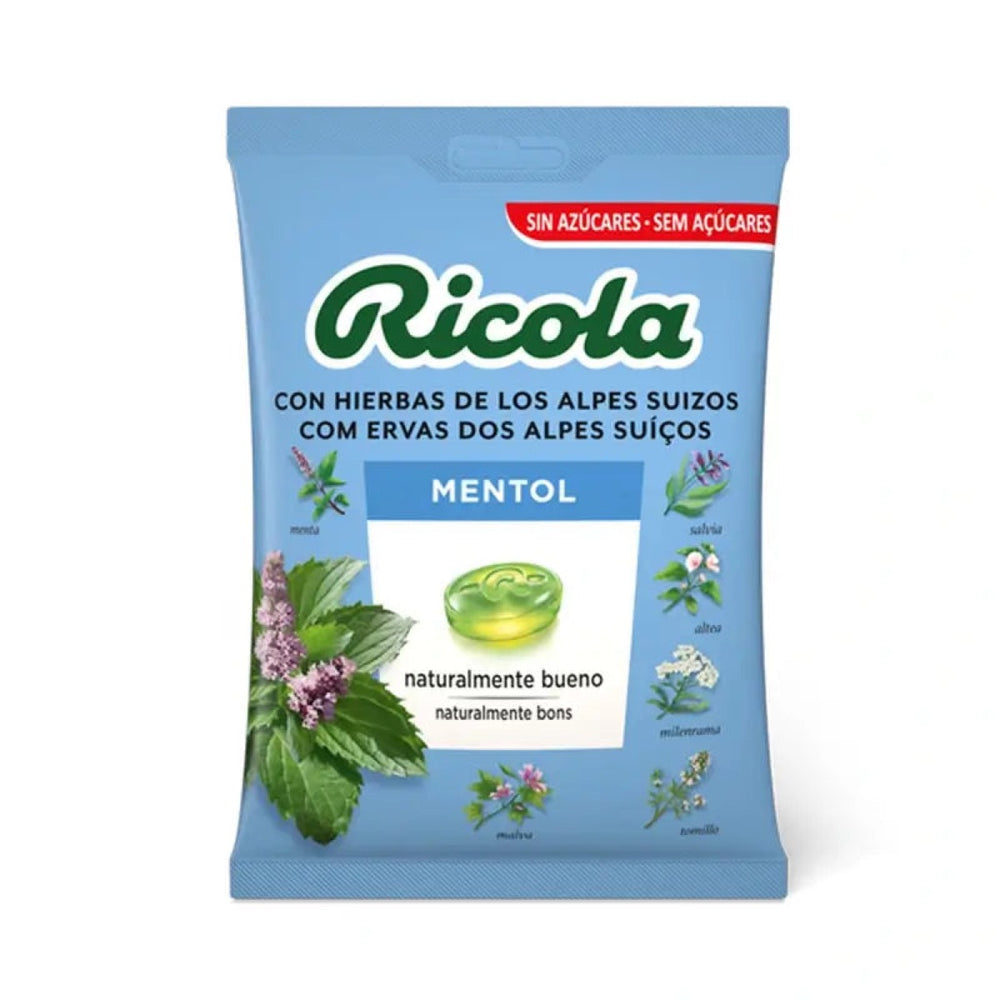 Ricola Caramelos sin Azucar 1 Bolsa 70 G Sabor Mentol