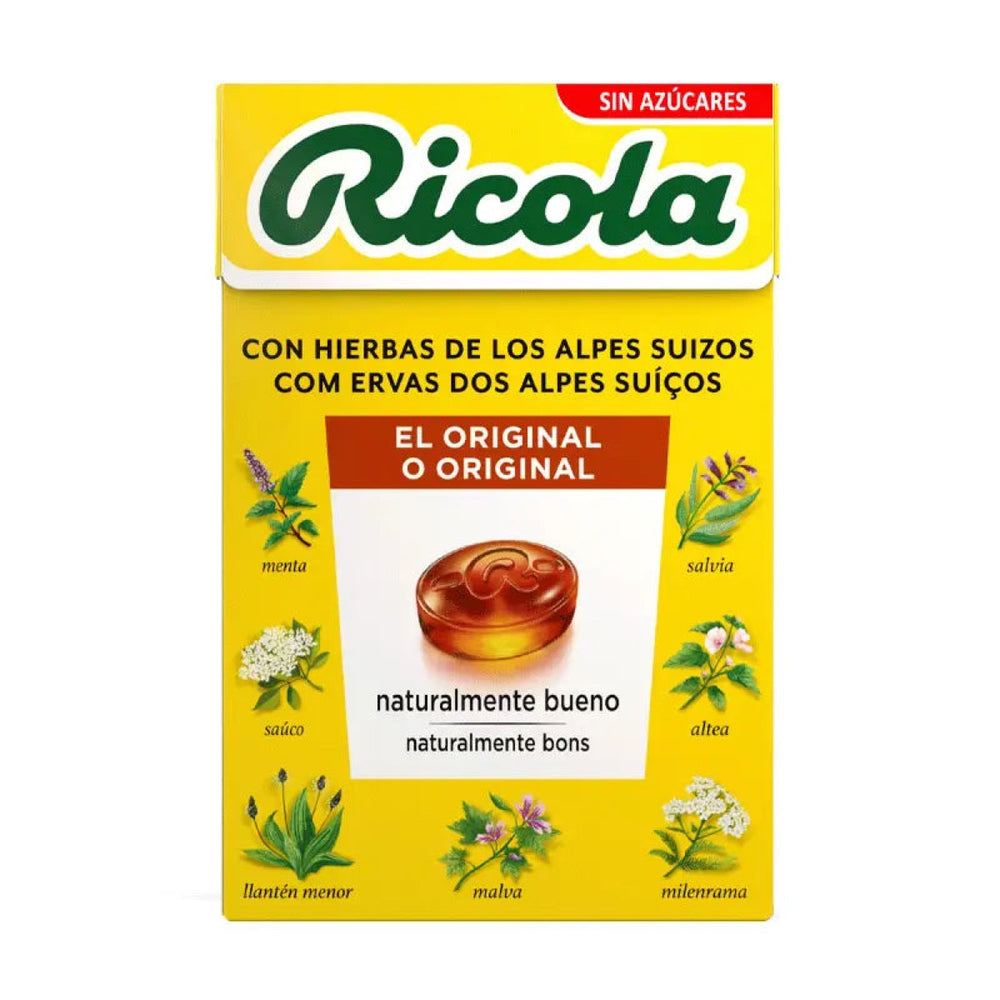 Ricola Caramelos sin Azucar Hierbas con Stevia Original