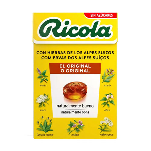 Ricola Caramelos sin Azucar Hierbas con Stevia Original