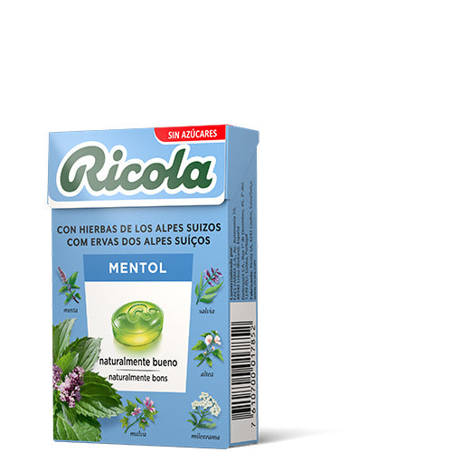 Ricola Caramelos Mentol sin Azúcar 50 g