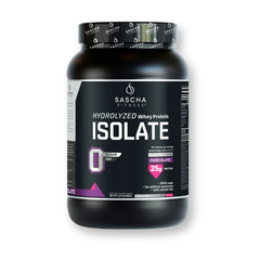 Envase de la proteína Whey Chocolate de Sascha Fitness
