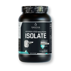 Proteína Whey Isolate Hidrolizada Cookies & Cream - Sascha Fitness