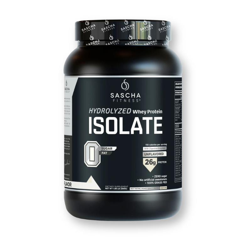 Envase de la proteína Whey Sin Sabor de Sascha Fitness