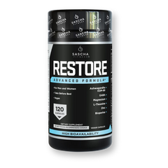 Envase de Restore de Sascha Fitness