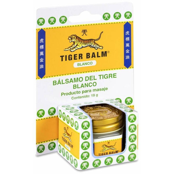 Bálsamo del Tigre Blanco Tiger Balm, tarro de 19 g en su estuche