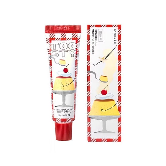 Tubo de pasta de dientes Custard Pudding de Toosty, 25 g