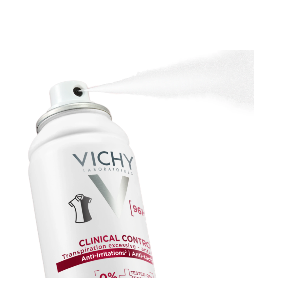 Vichy Clinical Control 96h, desodorante antitranspirante en espray de 125 ml