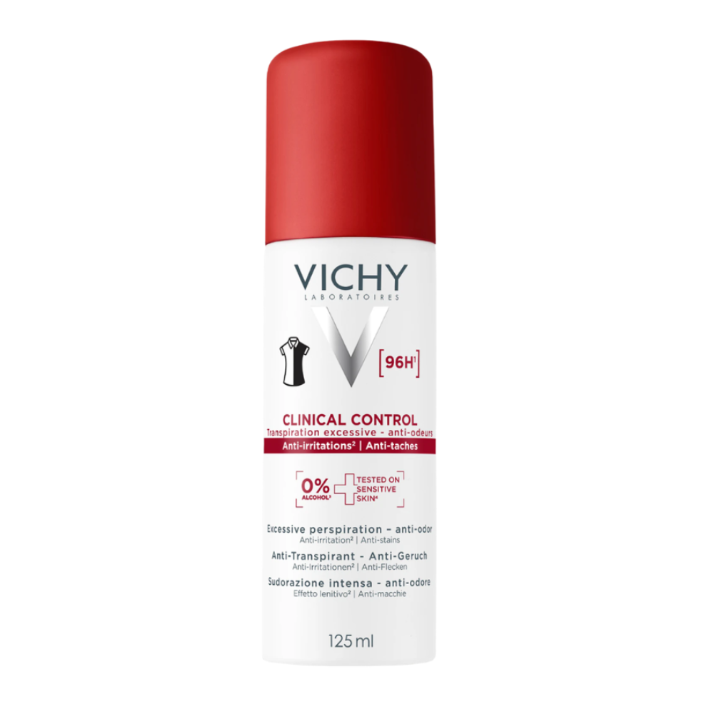Vichy Clinical Control 96h, desodorante antitranspirante en espray de 125 ml