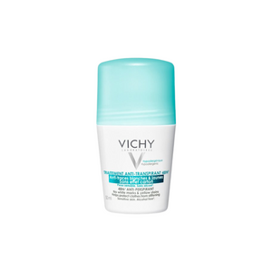 Vichy Desodorante Roll-On Antitranspirante 48h Antimanchas, envase de 50 ml
