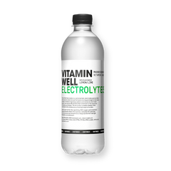Botella de la bebida Sport 001 sabor limón y lima de Vitamin Well, 500 ml