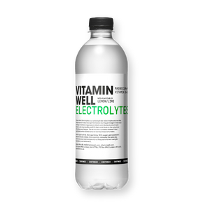 Botella de la bebida Sport 001 sabor limón y lima de Vitamin Well, 500 ml