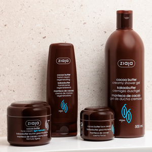 Línea Cocoa Butter de Ziaja: crema de manos, cremas faciales y gel de ducha
