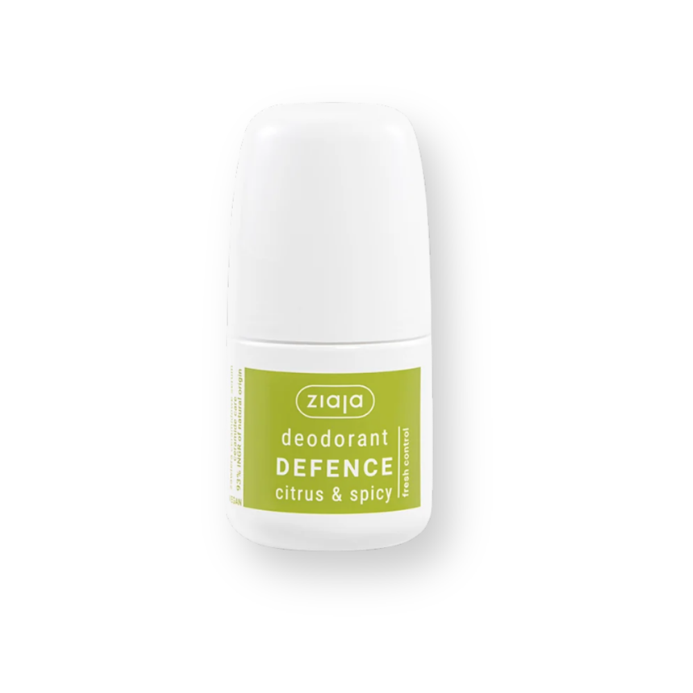 Desodorante roll-on Defence Citrus & Spicy de Ziaja, 60 ml