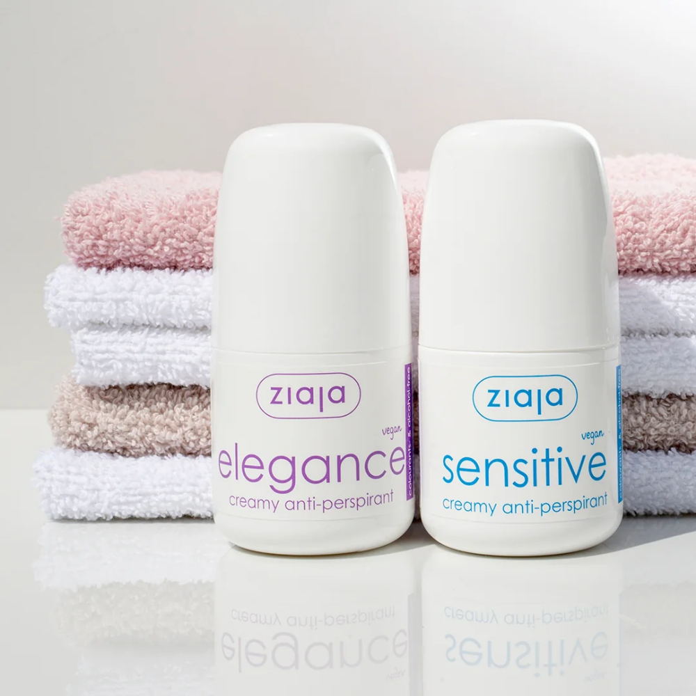 Antitranspirante en crema Sensitive de Ziaja, 60 ml
