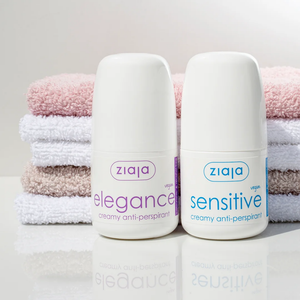 Antitranspirantes en crema de Ziaja: Elegance y Sensitive