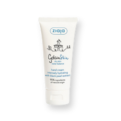 Crema de manos GdanSkin con perla negra de Ziaja, 50 ml