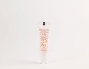 Dorso del tubo del brillo labial Ziaja Juicy Sunny Mango