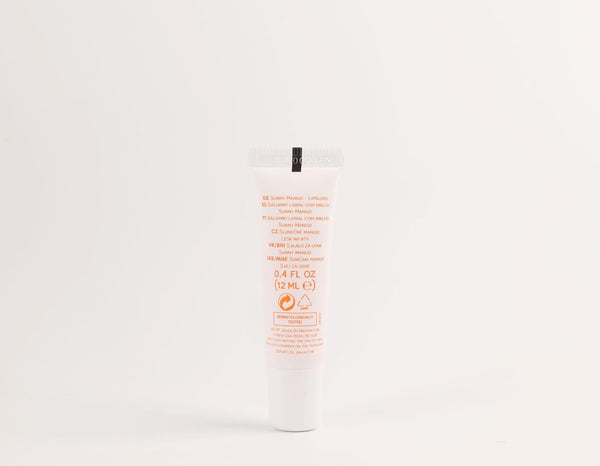 Dorso del tubo del brillo labial Ziaja Juicy Sunny Mango