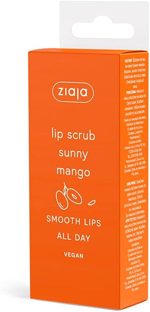 Caja del exfoliante labial Ziaja Juicy Sunny Mango