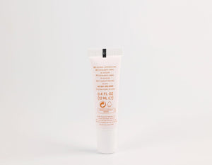 Dorso del tubo del exfoliante labial Ziaja Juicy Sunny Mango