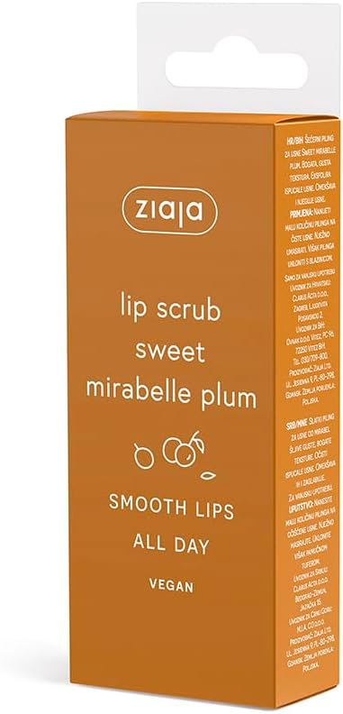 Exfoliante labial Ziaja Juicy Sweet Mirabelle Plum 12 ml