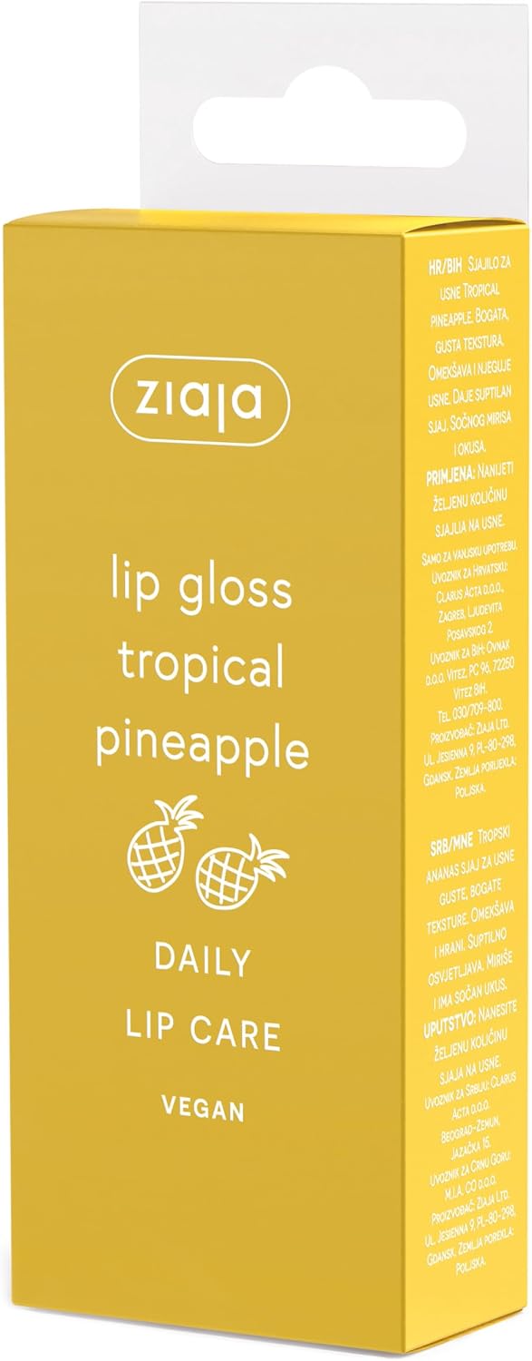 Brillo labial Ziaja Juicy Tropical Pineapple 12 ml