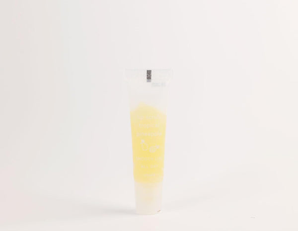 Dorso del tubo del exfoliante labial Ziaja Juicy Tropical Pineapple