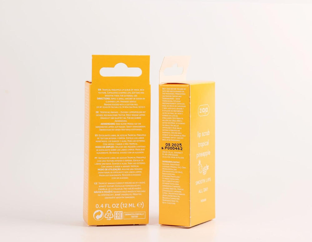 Exfoliante labial Ziaja Juicy Tropical Pineapple 12 ml