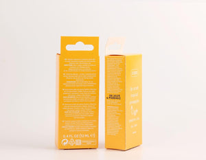 Dorso de la caja del exfoliante labial Ziaja Juicy Tropical Pineapple, 12 ml