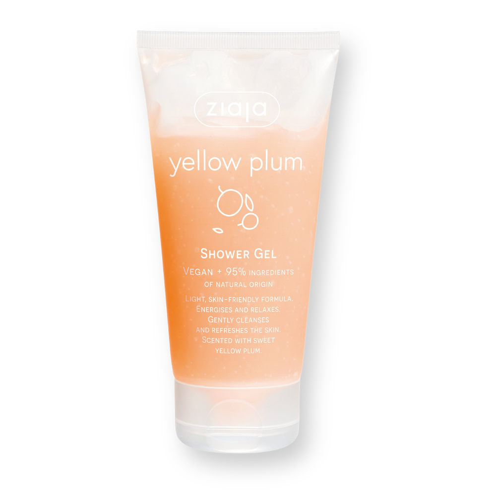 Gel de ducha Ziaja Juicy Yellow Plum 160 ml, tubo