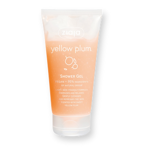 Gel de ducha Ziaja Juicy Yellow Plum 160 ml, tubo