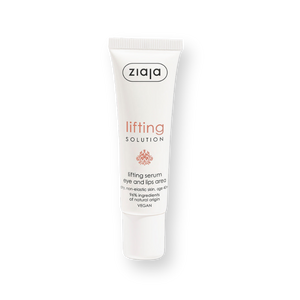 Sérum de ojos y labios Ziaja Lifting Solution 40+, tubo de 30 ml