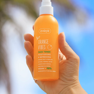 Tónico facial Orange Vibes de Ziaja, imagen de ambiente
