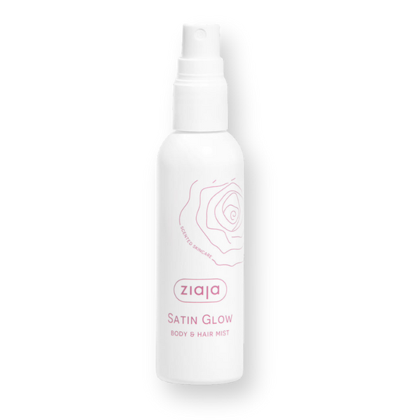 Bruma corporal y capilar Ziaja Satin Glow 90 ml, spray