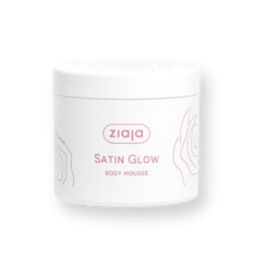 Mousse corporal Ziaja Satin Glow 350 ml, tarro