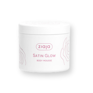 Mousse corporal Ziaja Satin Glow 350 ml, tarro