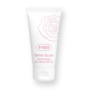 Crema de día SPF 30 Ziaja Satin Glow 50 ml, tubo