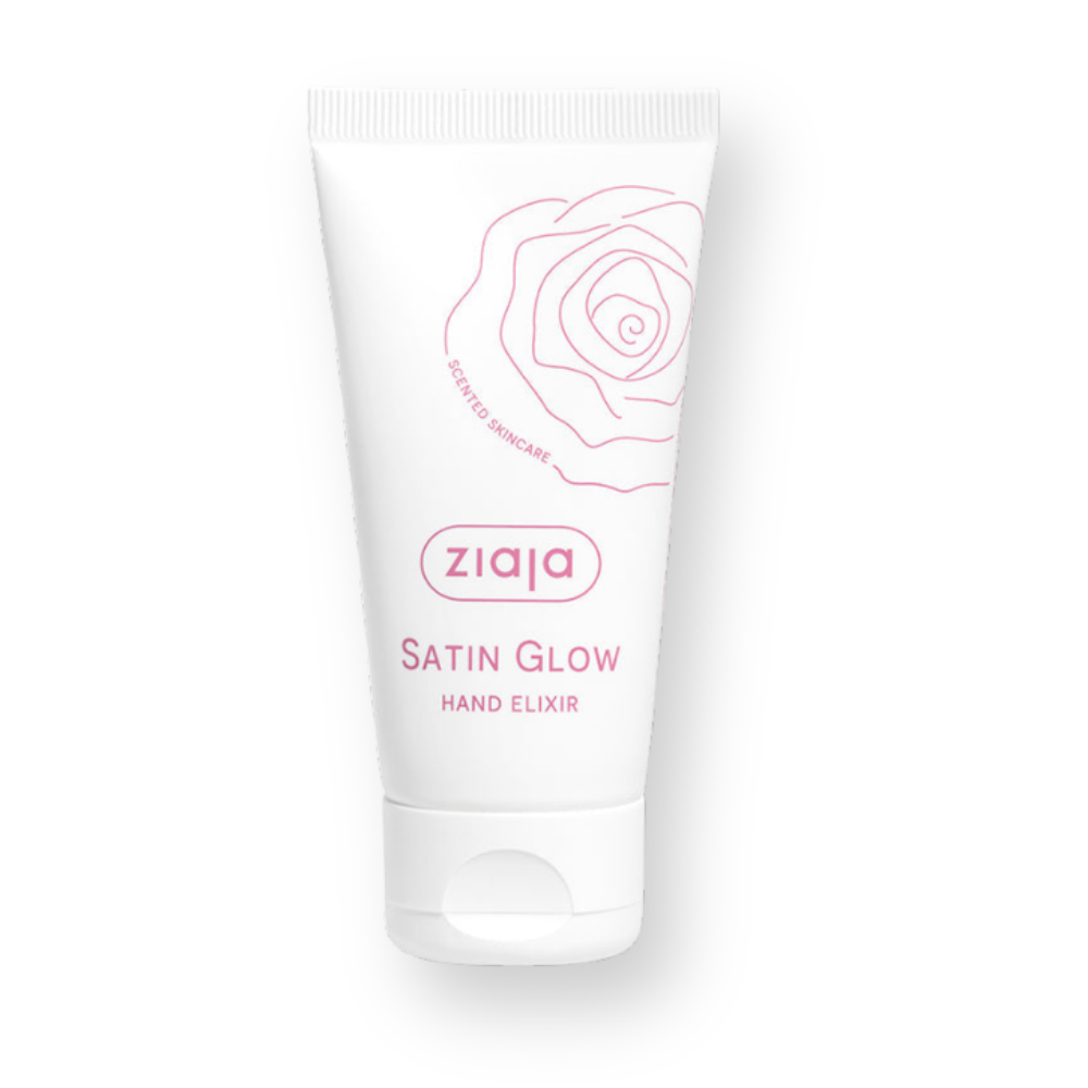 Crema de manos Ziaja Satin Glow 50 ml, tubo