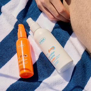 Línea Ziaja Sun: aceite seco en spray SPF 20 y loción en spray SPF 50+