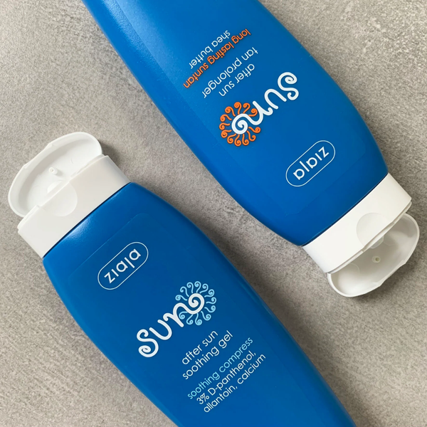 Línea Ziaja Sun aftersun: gel calmante y loción prolongadora del bronceado