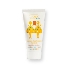 Pasta de dientes infantil sabor galleta y vainilla de Ziaja, 50 ml